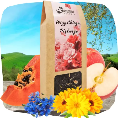 Herbata w kartoniku-błękitna laguna 50g